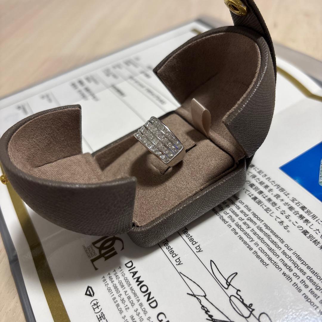 ダイヤモンド バンドリング 鑑定書付き（Rさん専用）