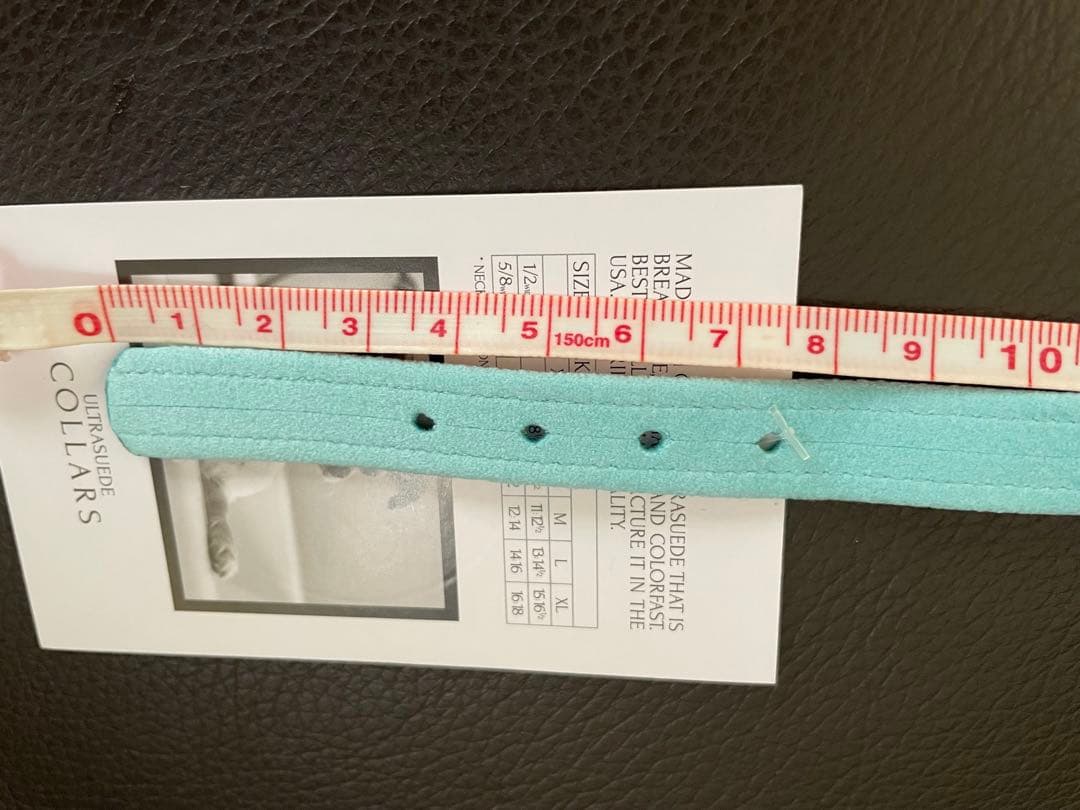 SUSANLANCI スワロフスキー首輪　スーザンランシー　ティファニーブルー