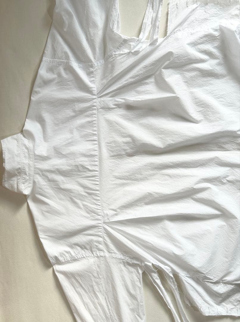 リボンテープ欠品 midorikawa ミドリカワ コットン ホワイトシャツ