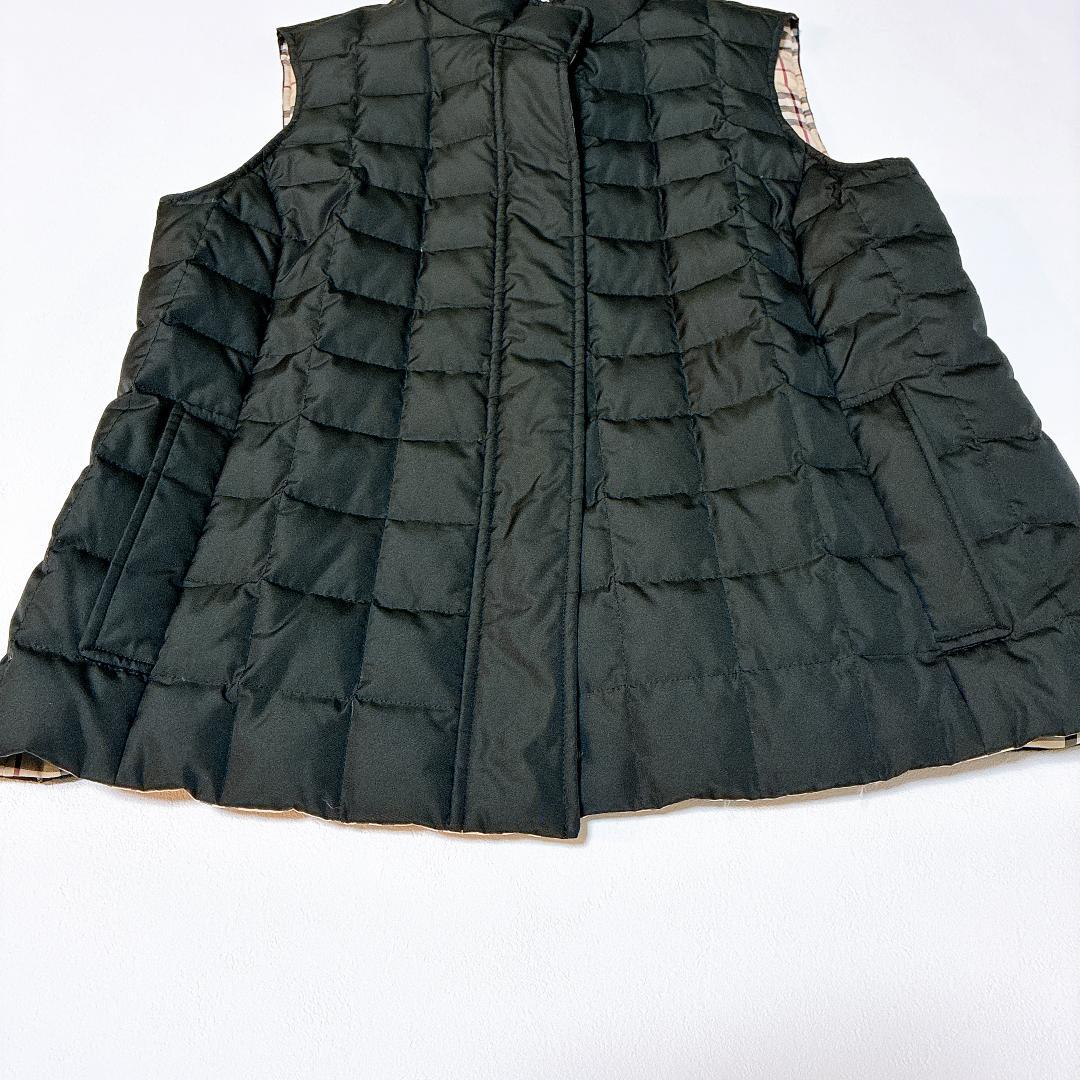 Burberry バーバリー ノバチェック リバーシブル ダウンベストM相当