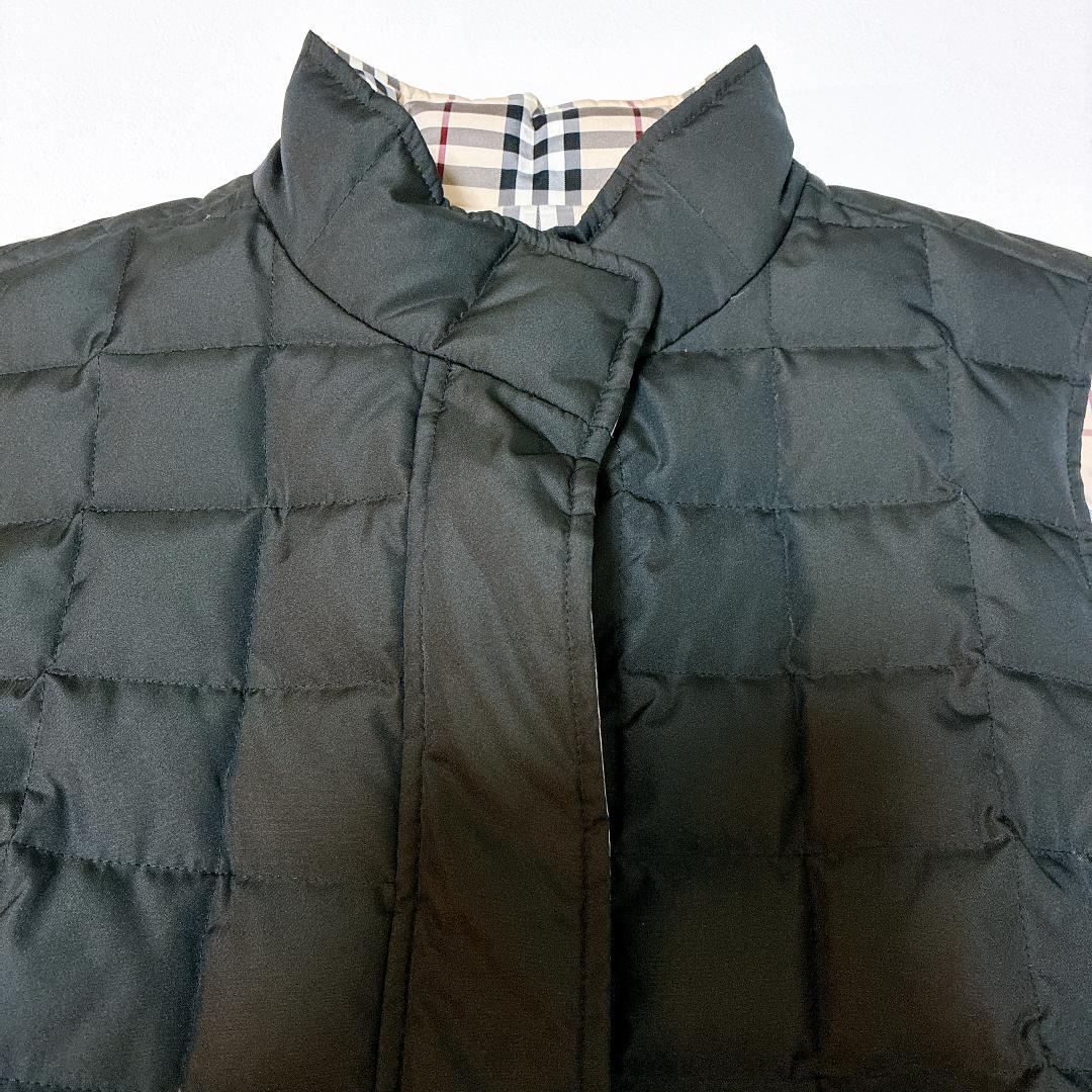 Burberry バーバリー ノバチェック リバーシブル ダウンベストM相当