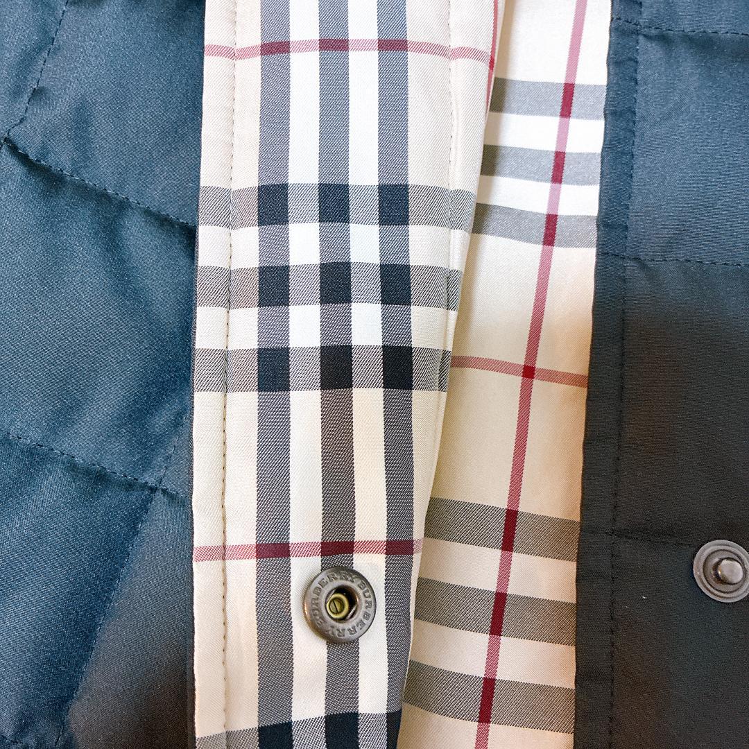 Burberry バーバリー ノバチェック リバーシブル ダウンベストM相当