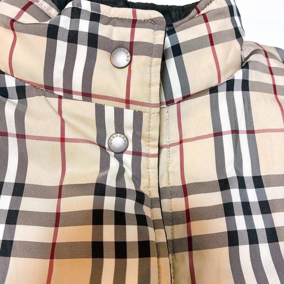 Burberry バーバリー ノバチェック リバーシブル ダウンベストM相当