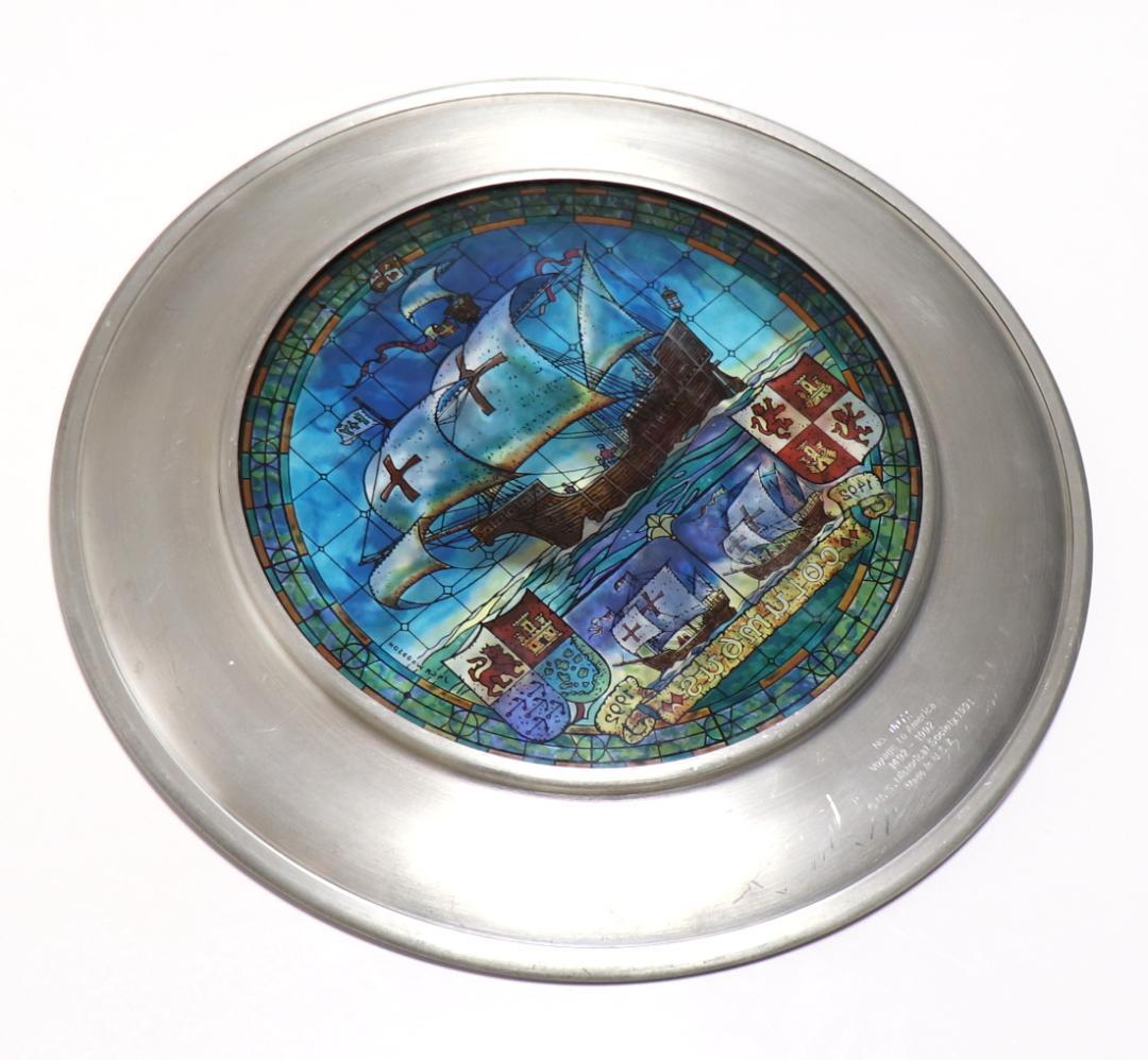 限定生産 コロンブス 大航海 ヴィンテージ ステンドグラス ジャック・ウッドソン