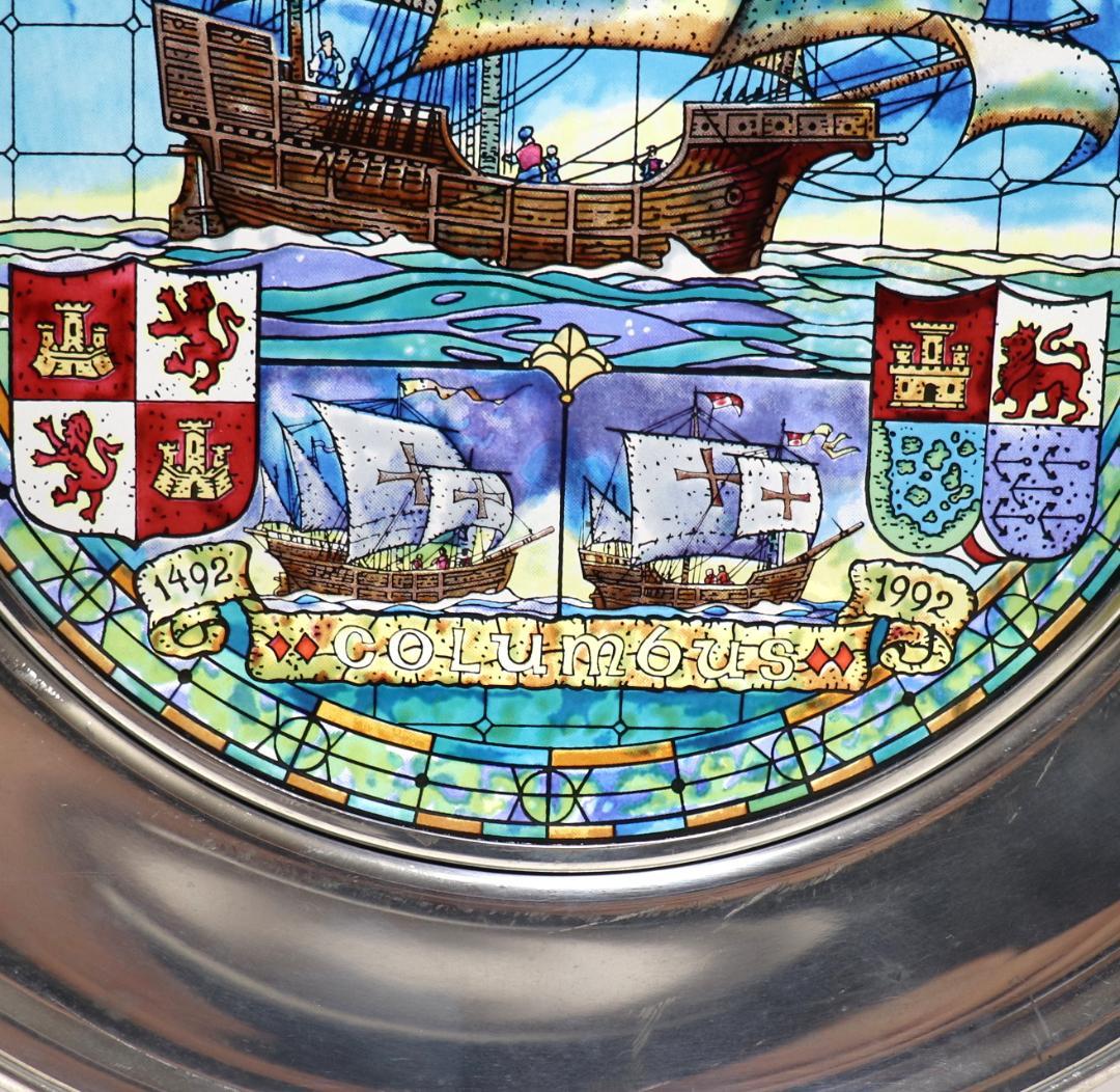 限定生産 コロンブス 大航海 ヴィンテージ ステンドグラス ジャック・ウッドソン