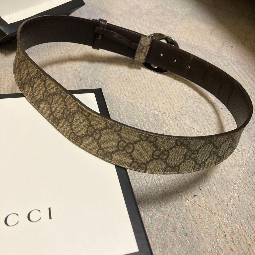 グッチ GUCCI GGスプリーム インターロッキングG ベルト