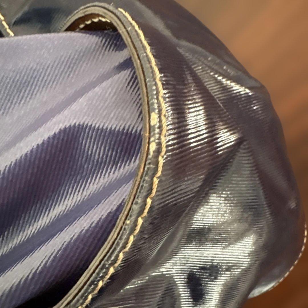 【美品】TOD'S トッズ 2way トートバッグ ショルダーバッグ ネイビー