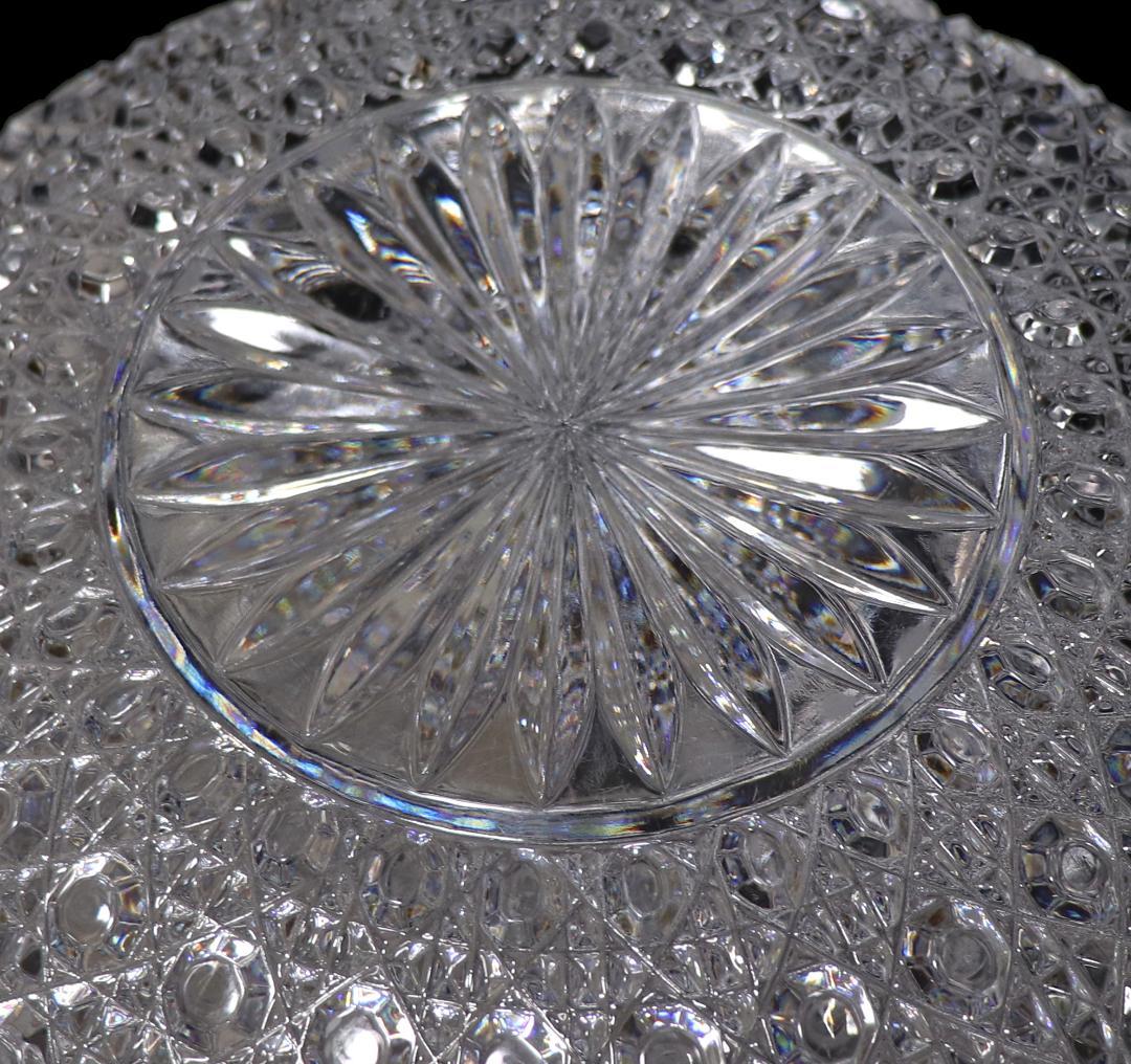 オールド・バカラ 特大2kg超え23.7cm 切子鉢 ディアマンピエーリーボウル