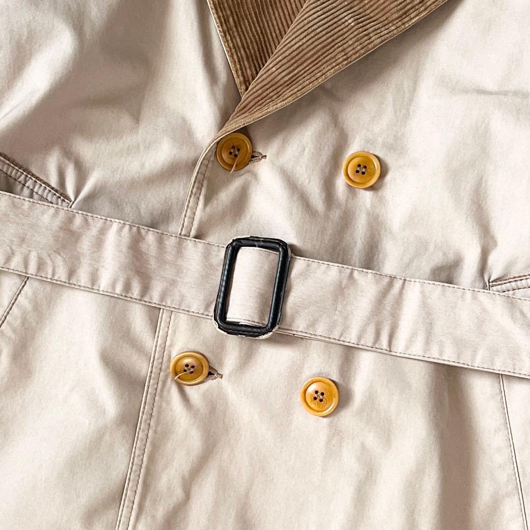 Barbour アーバンリサーチ別注　リネン　ベージュ トレンチコート
