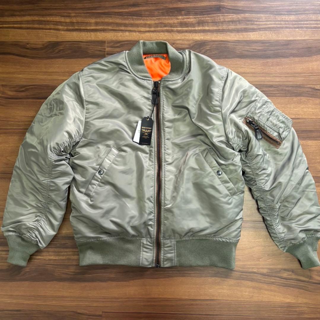 HOUSTON MA-1 ヒューストン 50316 フライトジャケット XL
