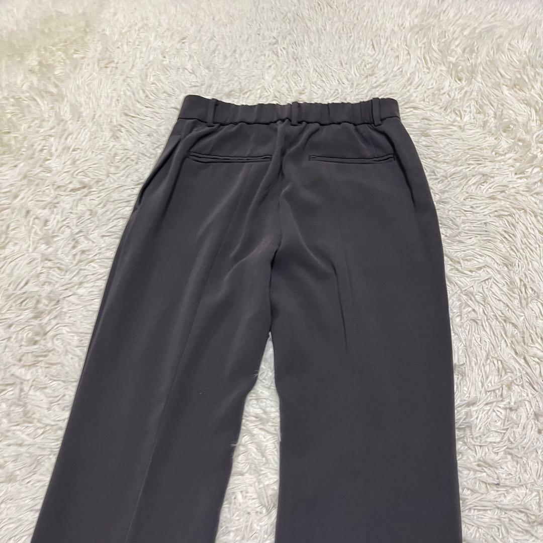 人気 PLST ストレッチ ダブル セットアップ スーツ グレー 伸縮性 パンツ