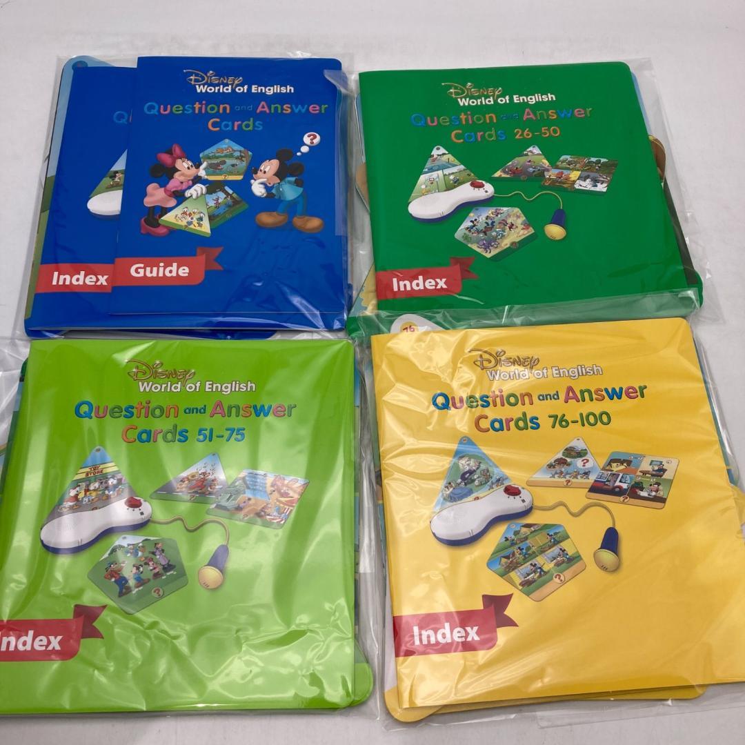 トークアロング・Ｑ＆Ａカード　最新　ディズニー英語システム　DWE　802322