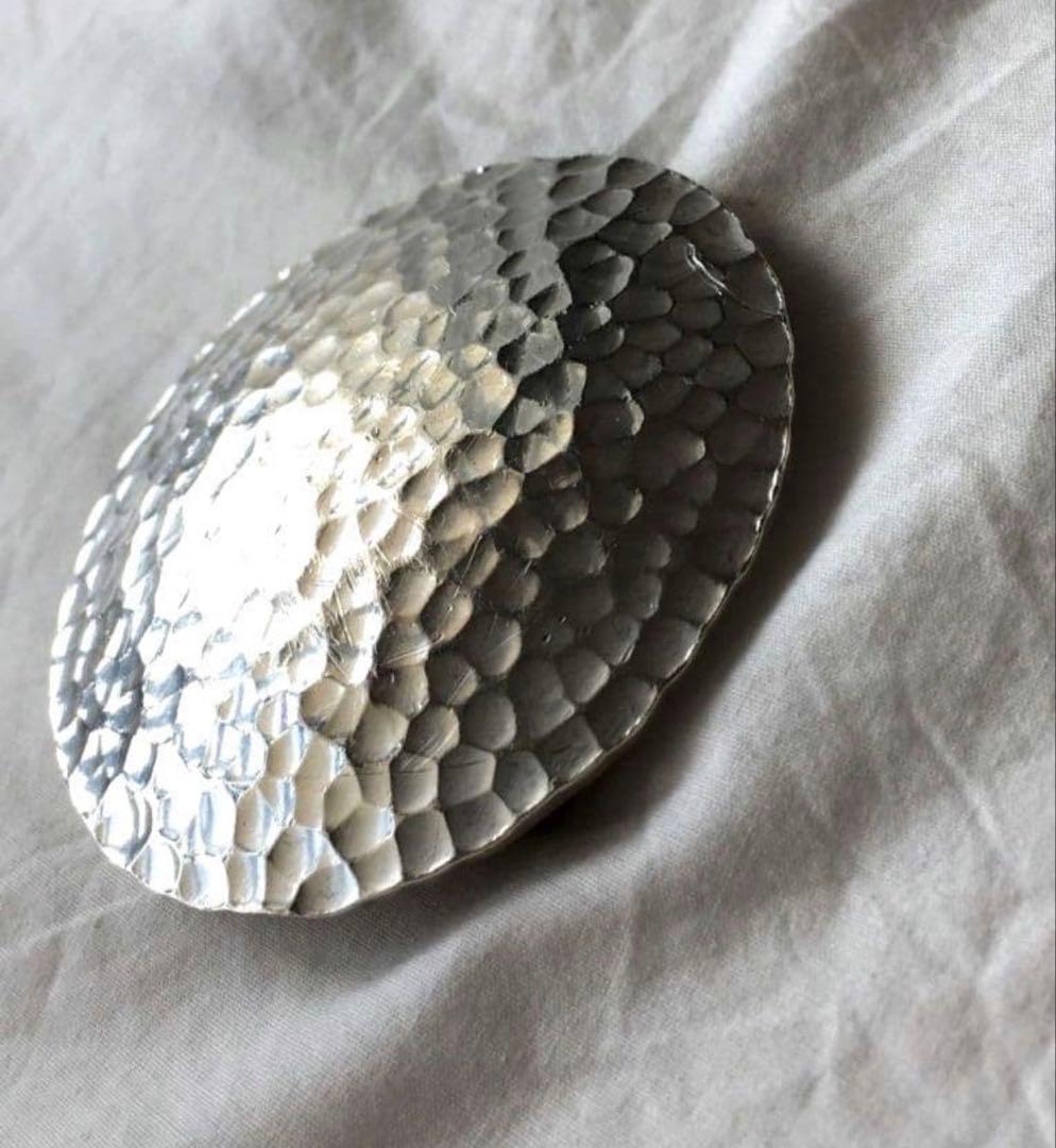 ビンテージ　REDMOON　シルバー　バックル　SILVER　たたき　鎚目