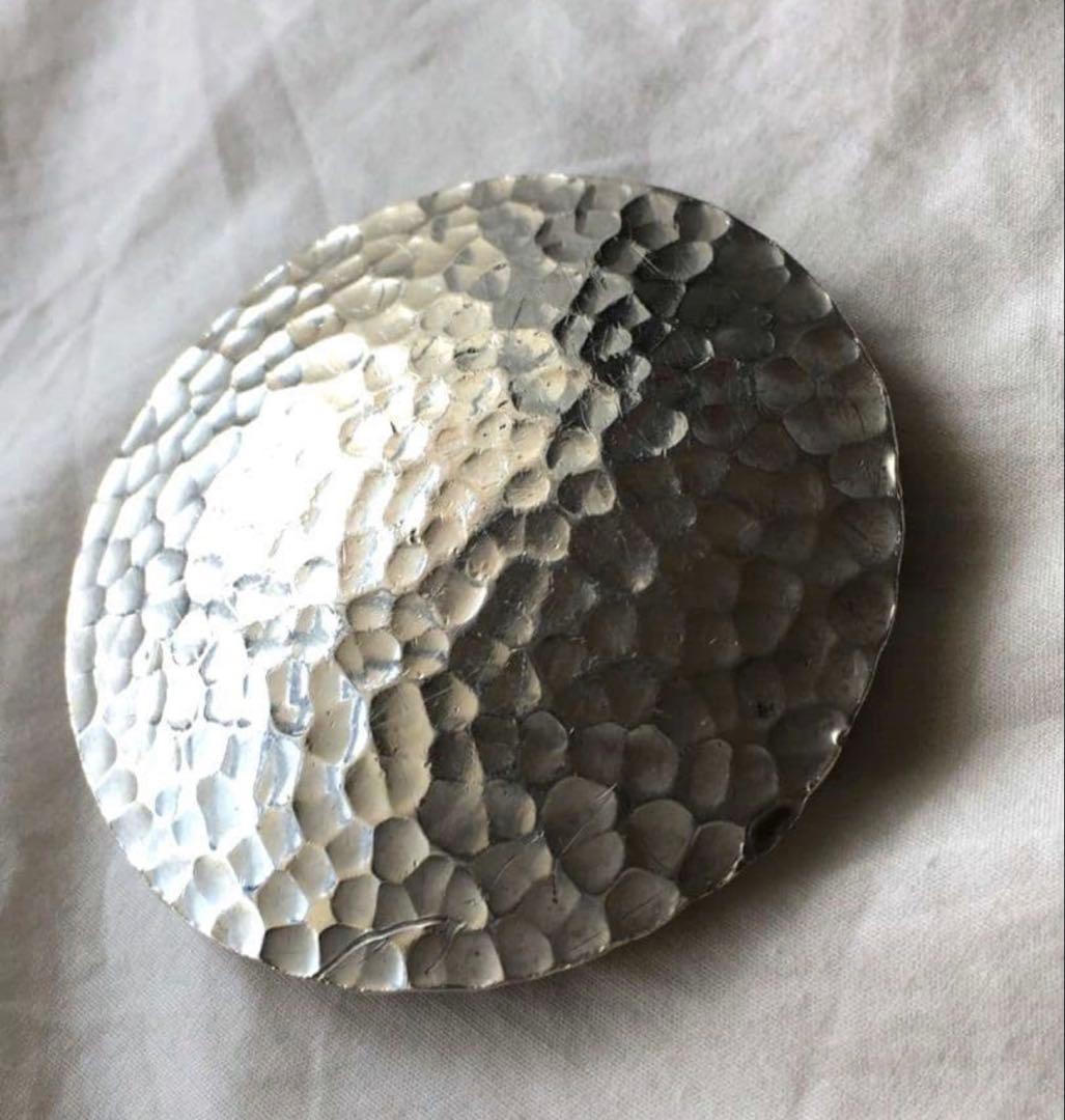 ビンテージ　REDMOON　シルバー　バックル　SILVER　たたき　鎚目