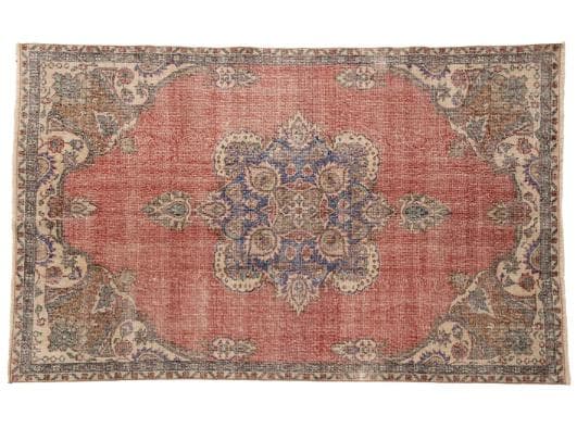 トルコ ヴィンテージラグ A99超大判 レア レッド ネイビー カーキ グリーン