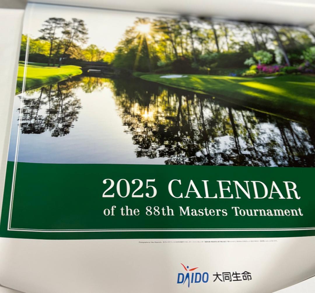 マスターズゴルフカレンダー4点セット 2026,2025,2024,2022