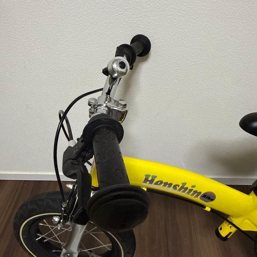 未使用部品有り 12インチ へんしんバイク イエロー Henshin Bike