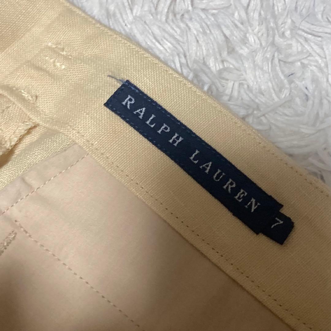 RALPH LAUREN【美品】リネン 麻 ベージュ ジャケット ワイドパンツ