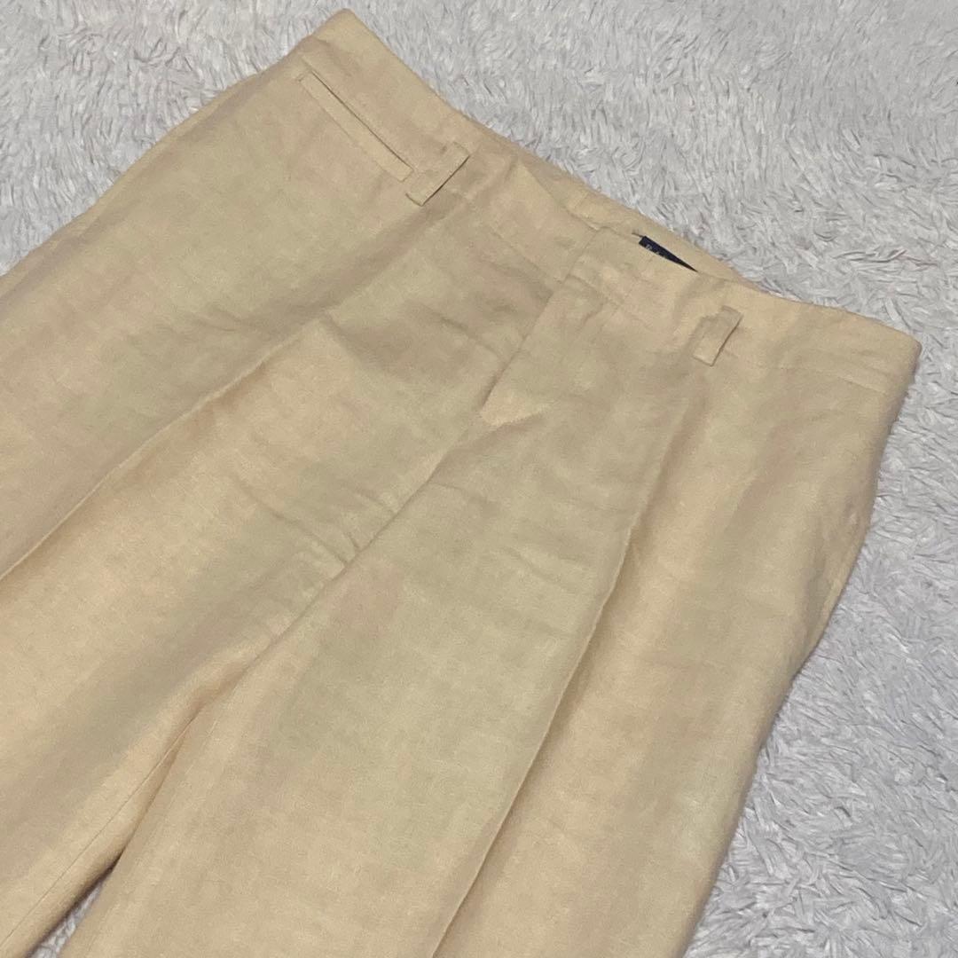 RALPH LAUREN【美品】リネン 麻 ベージュ ジャケット ワイドパンツ