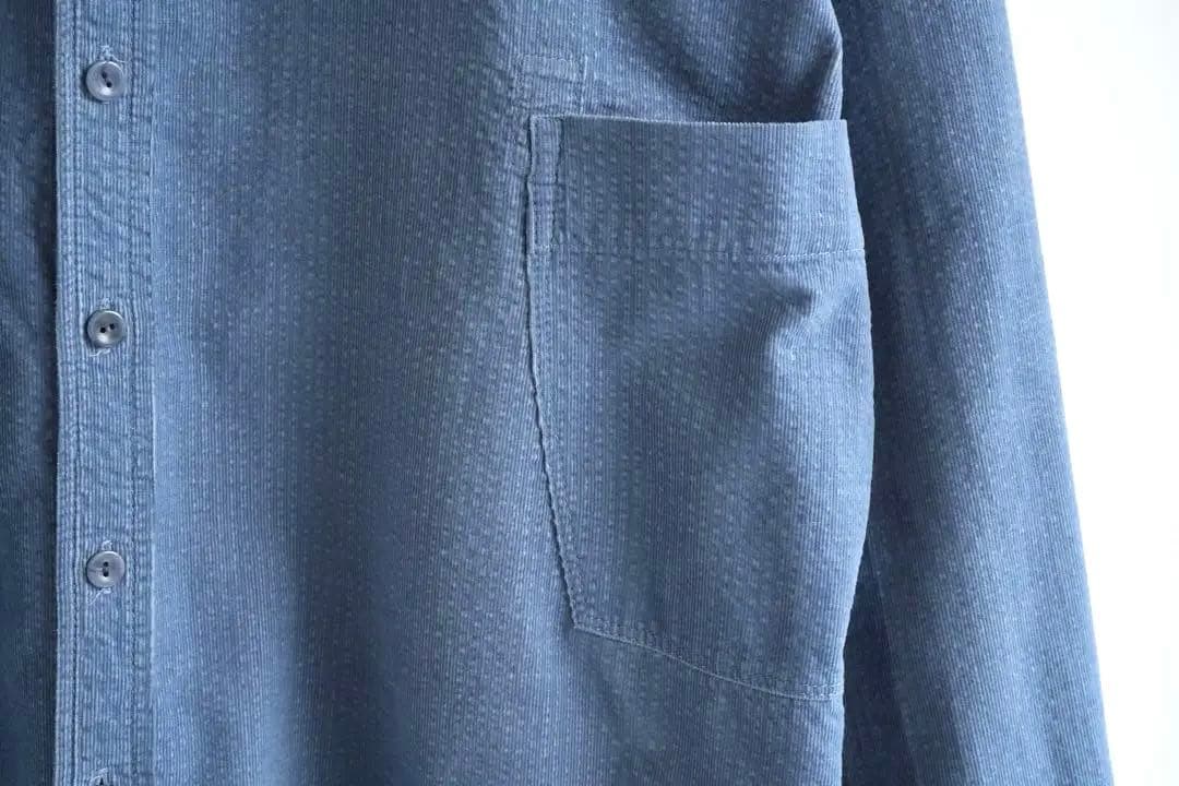 REMILLA レミーラ コーデュロイシャツ ライトブルー　Lサイズ