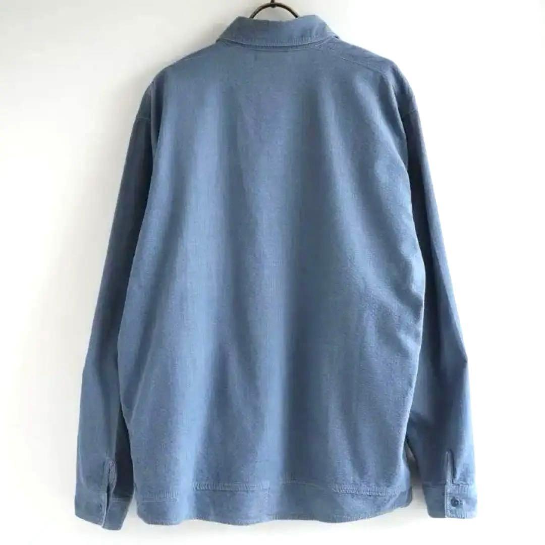 REMILLA レミーラ コーデュロイシャツ ライトブルー　Lサイズ