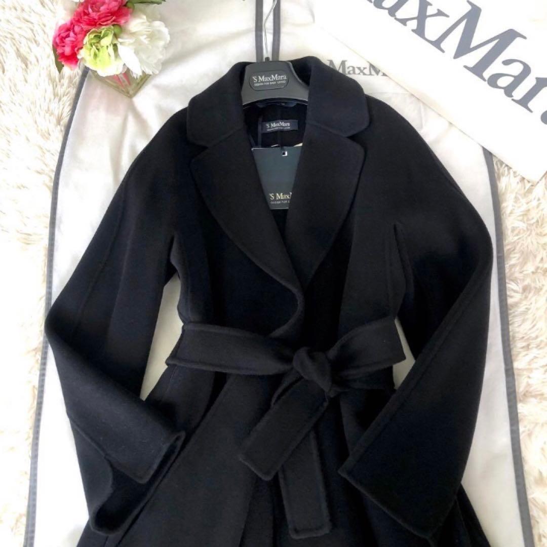 新品タグ付【'S MAX MARA】40ESTURIAクチートアマーノ　ブラック