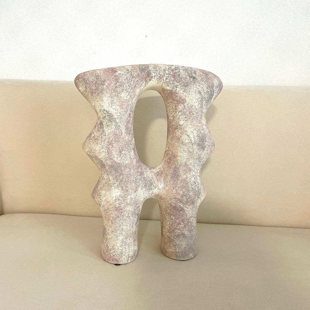 抽象デザイン 陶器花瓶