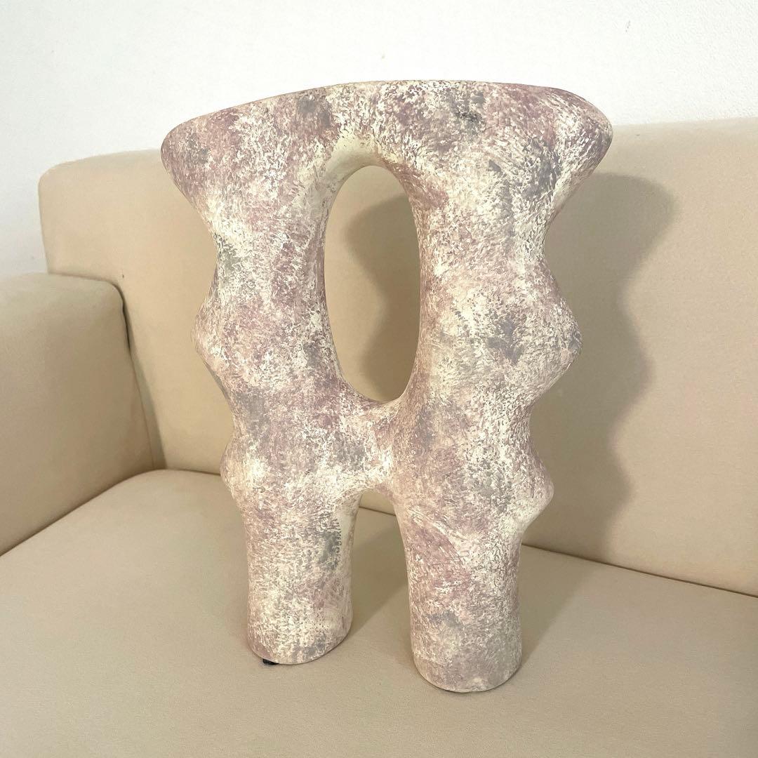 抽象デザイン 陶器花瓶