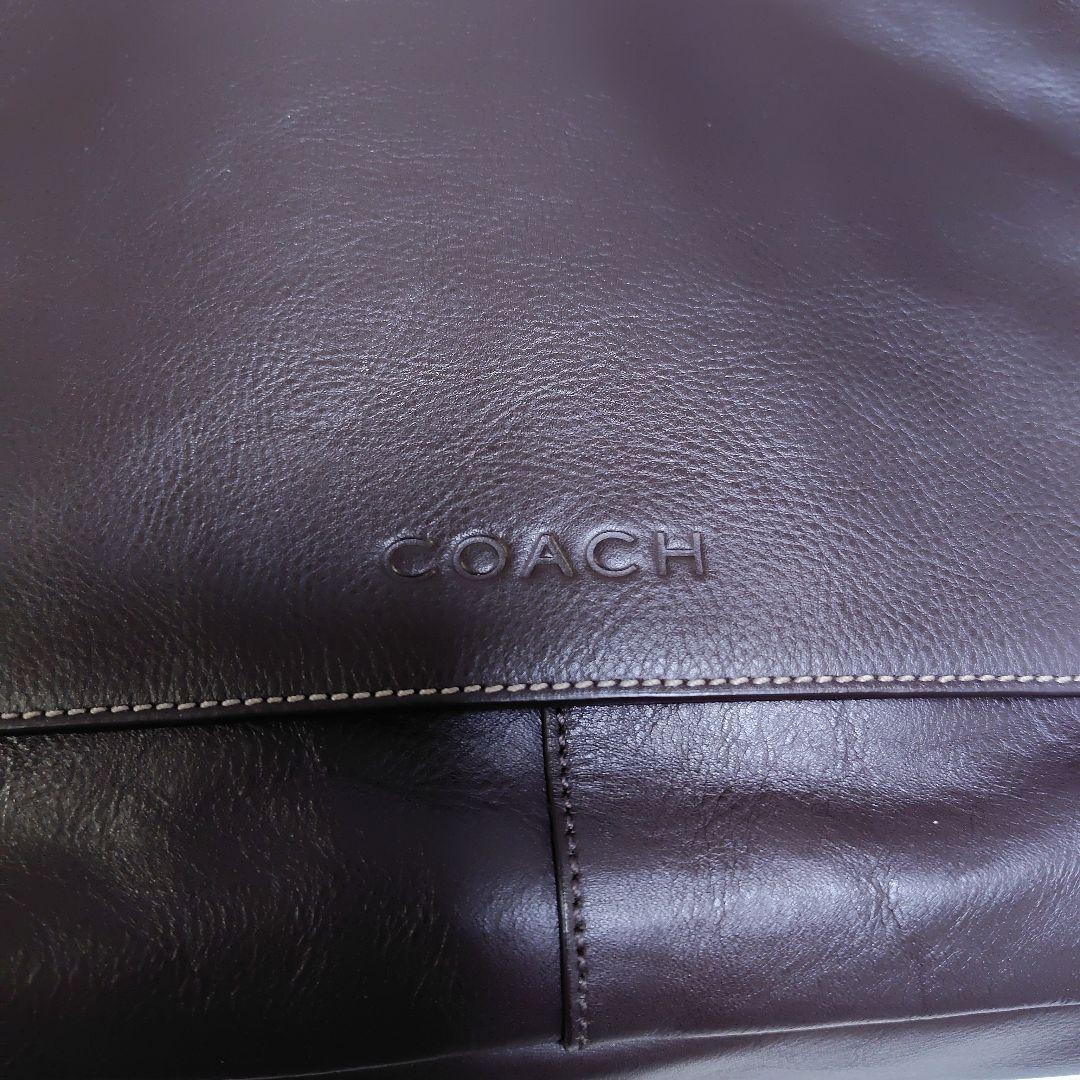 COACH　メッセンジャー　ショルダーバッグ F70555 ダークブラウン