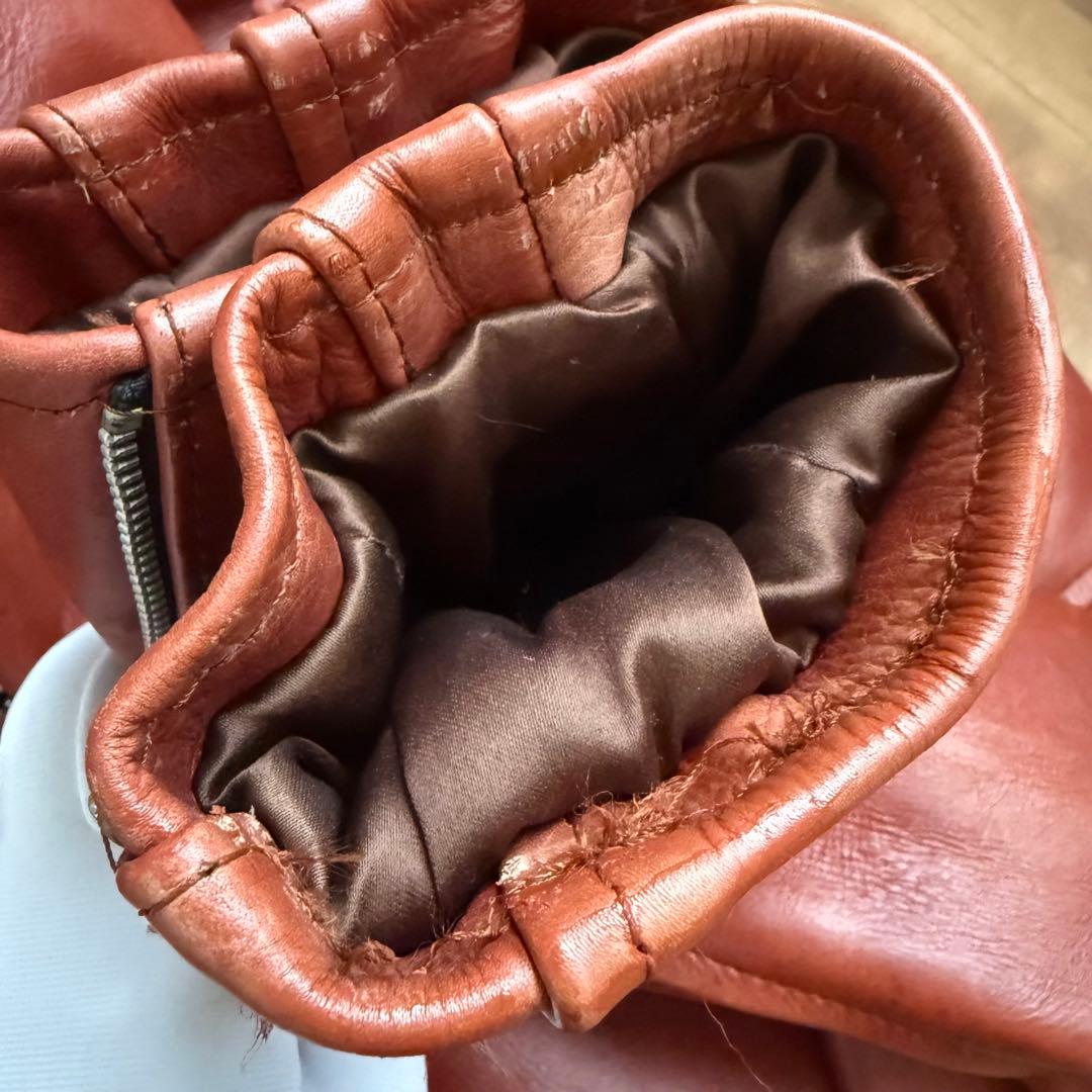 美品☆アメリカンノスタルジア　ライダース　シングル　ジャケット　本革　レザー