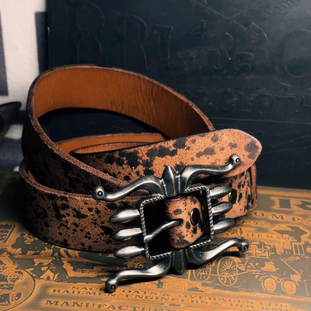 RRL オクトパス バックル ベルト-40