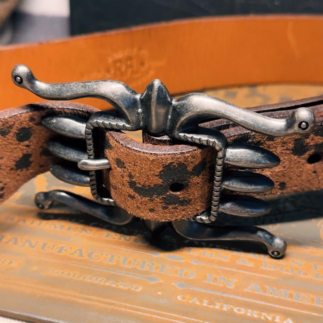 RRL オクトパス バックル ベルト-40