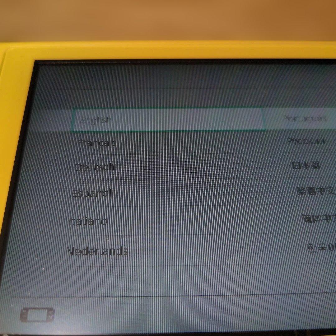 ⚠️ジャンク品⚠️　Nintendo Switch Lite イエロー 本体
