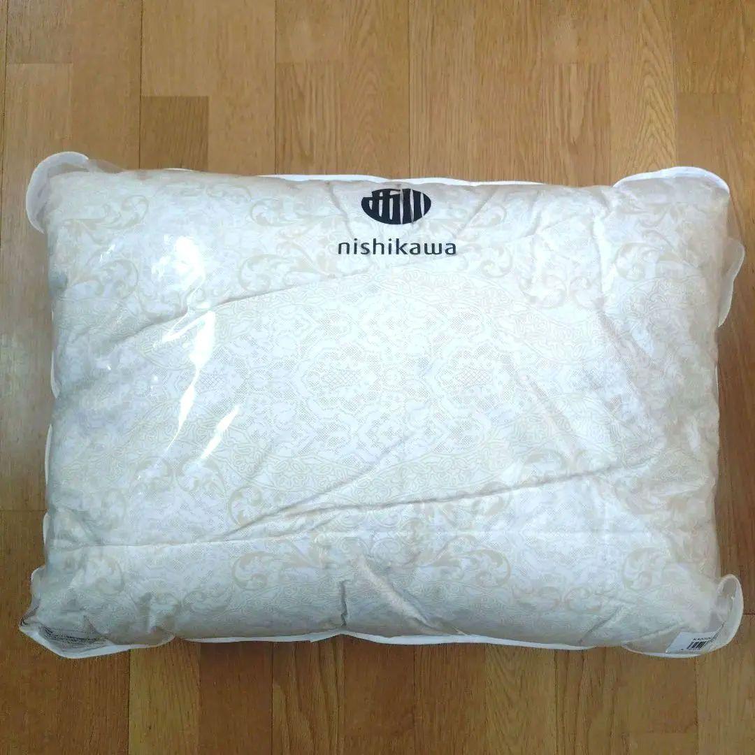 西川　羽毛布団　羽毛合掛け布団　シングルロング　ベージュ