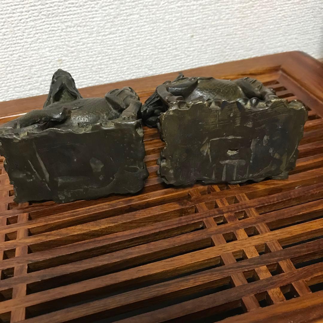 希少品　中国美術 唐物 古銅　瑞獣麒麟　骨董品　中国古玩 古美術品