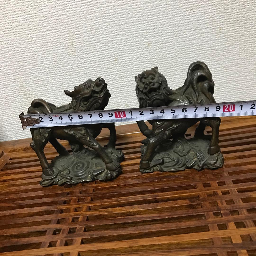 希少品　中国美術 唐物 古銅　瑞獣麒麟　骨董品　中国古玩 古美術品