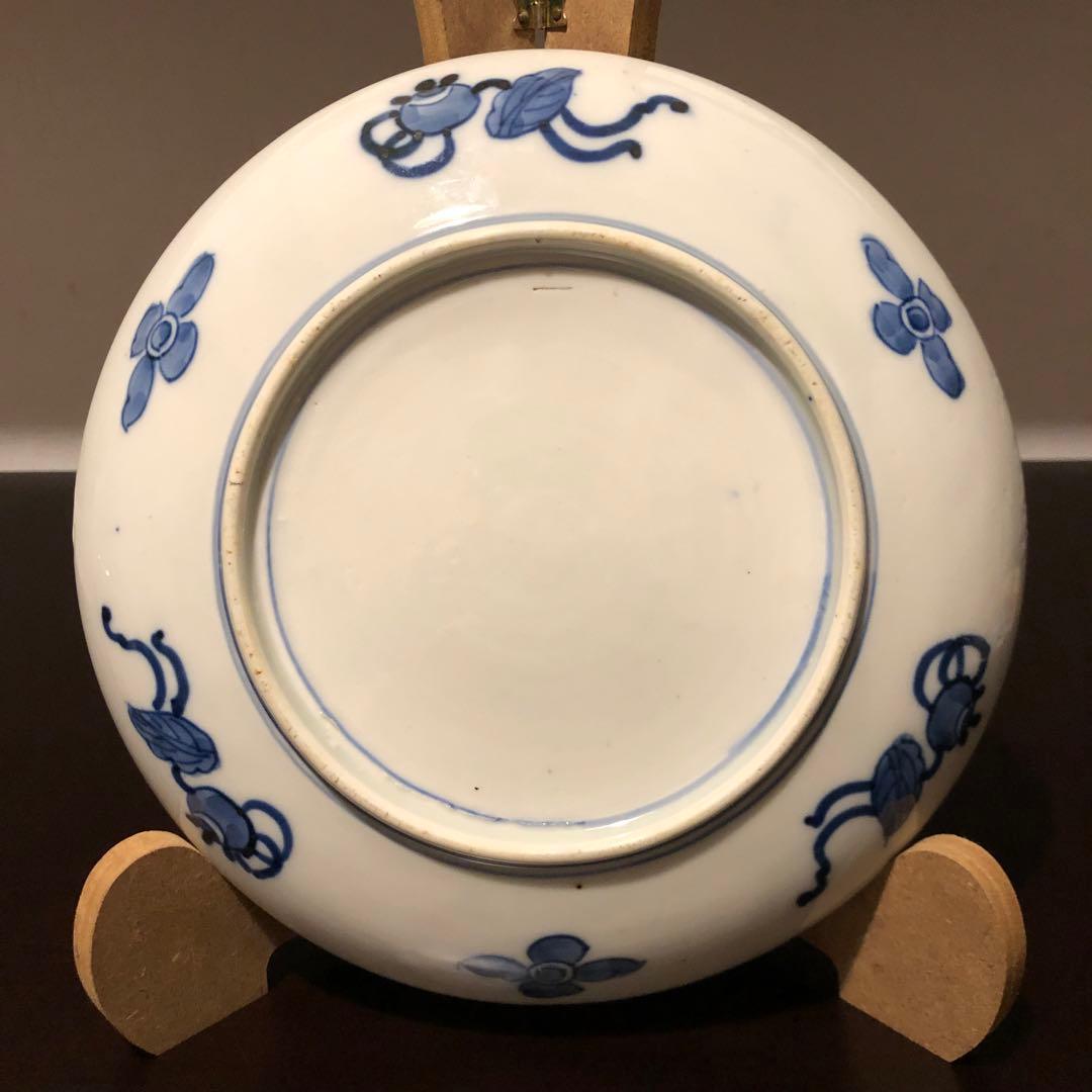 古伊万里　上手　色絵　七寸皿　2枚セット