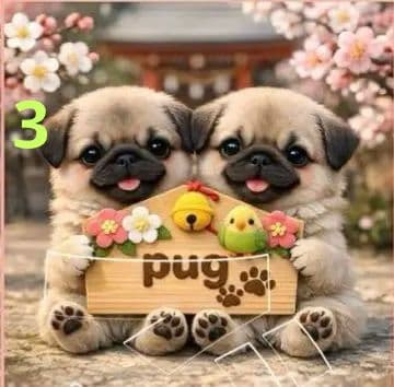 ご確認用　69 絵馬わんこ柄　ハンカチ　ハンドメイド12/29