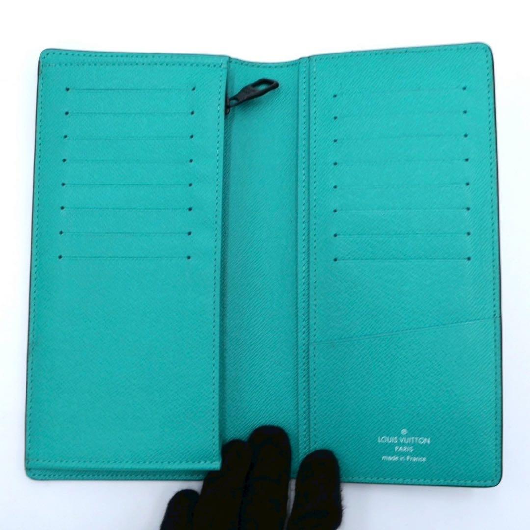 ルイヴィトン ブラザ グラフィティ ヴェール エクリプス 長財布 グリーン 黒