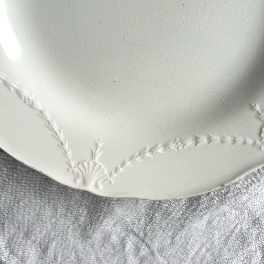 ミントン　レリーフプレート　ディナー　大皿　26.5㎝　フランスアンティーク