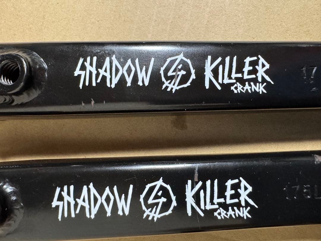 BMX クランクSHADOW KILLER CRANK ブラック