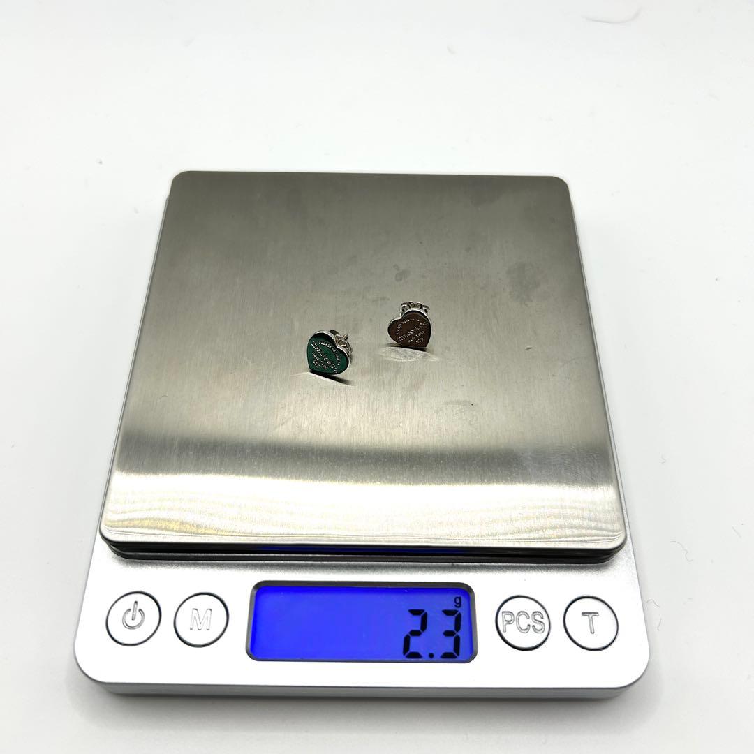 美品　ティファニー　リターントゥ　ハート　ピアス　シルバー　925