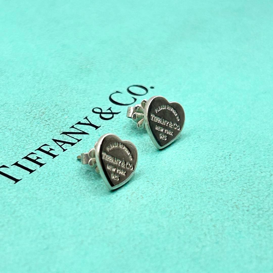 美品　ティファニー　リターントゥ　ハート　ピアス　シルバー　925