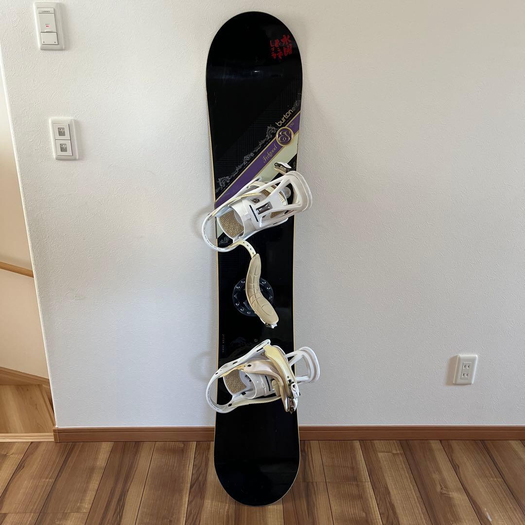 Burton150cm スノーボード キャンバー ビンディング付き