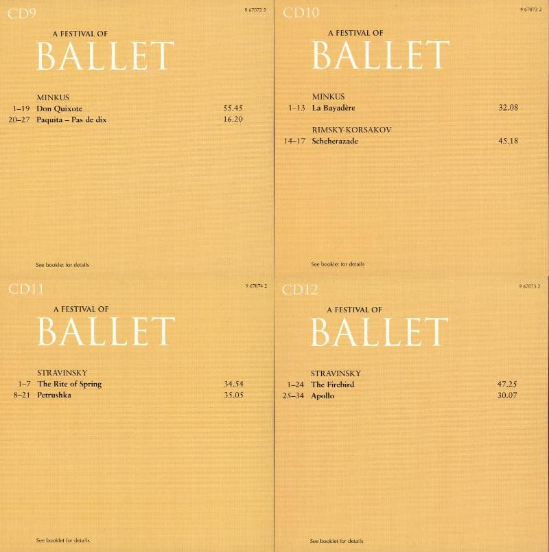 バレエの祭典 50枚組CD 限定盤（名曲＆名指揮者多数）