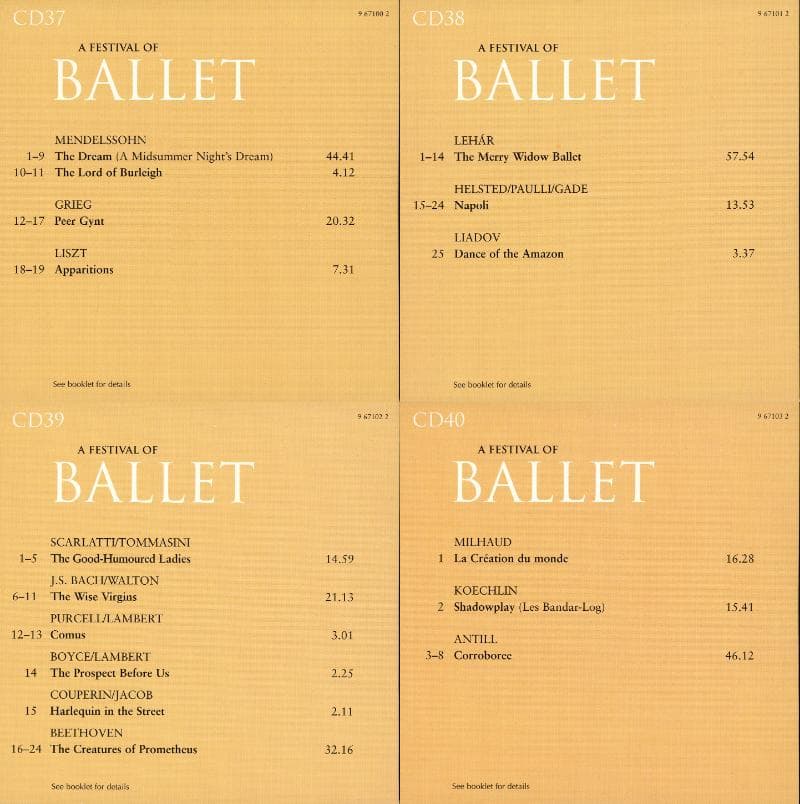 バレエの祭典 50枚組CD 限定盤（名曲＆名指揮者多数）