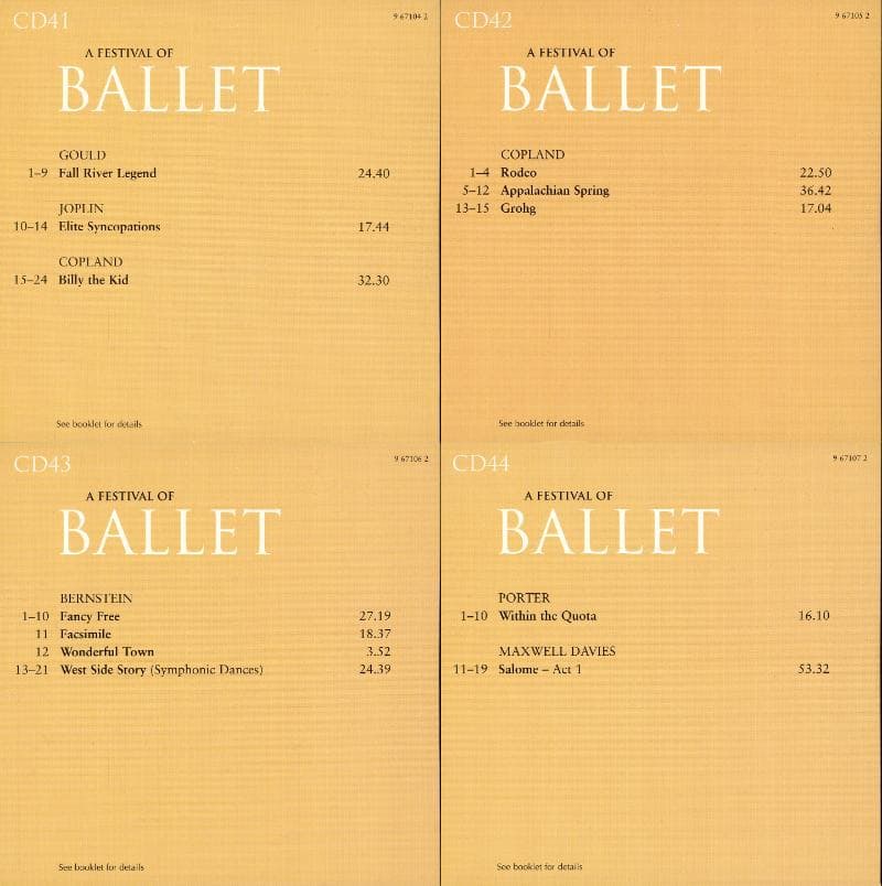 バレエの祭典 50枚組CD 限定盤（名曲＆名指揮者多数）