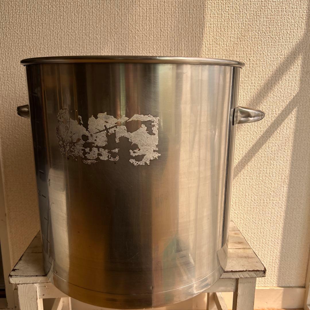 只今期間限定値下げ中！寸胴鍋　ステンレス鋼18-8 40リットル　業務用食堂