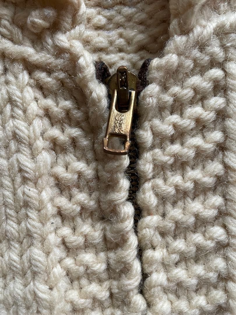 カウチン　古着　馬柄