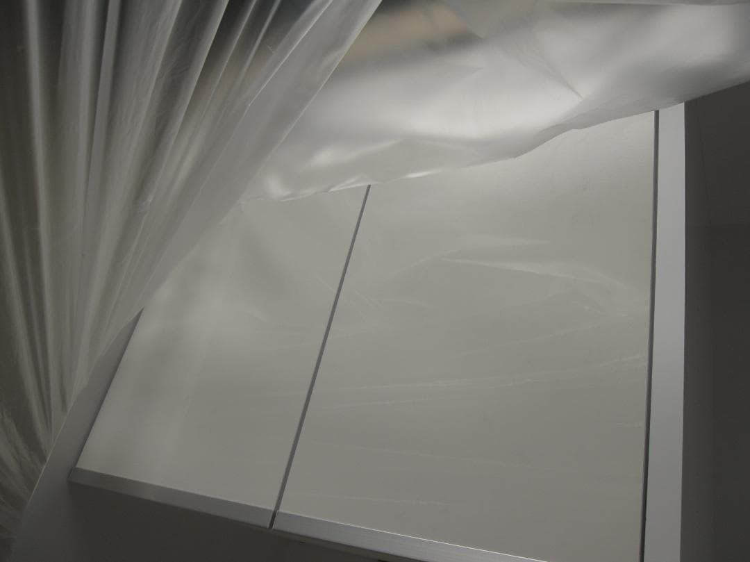 名古屋市等送料無料★オープン食器棚 120レンジボード ディーノWH 未使用品